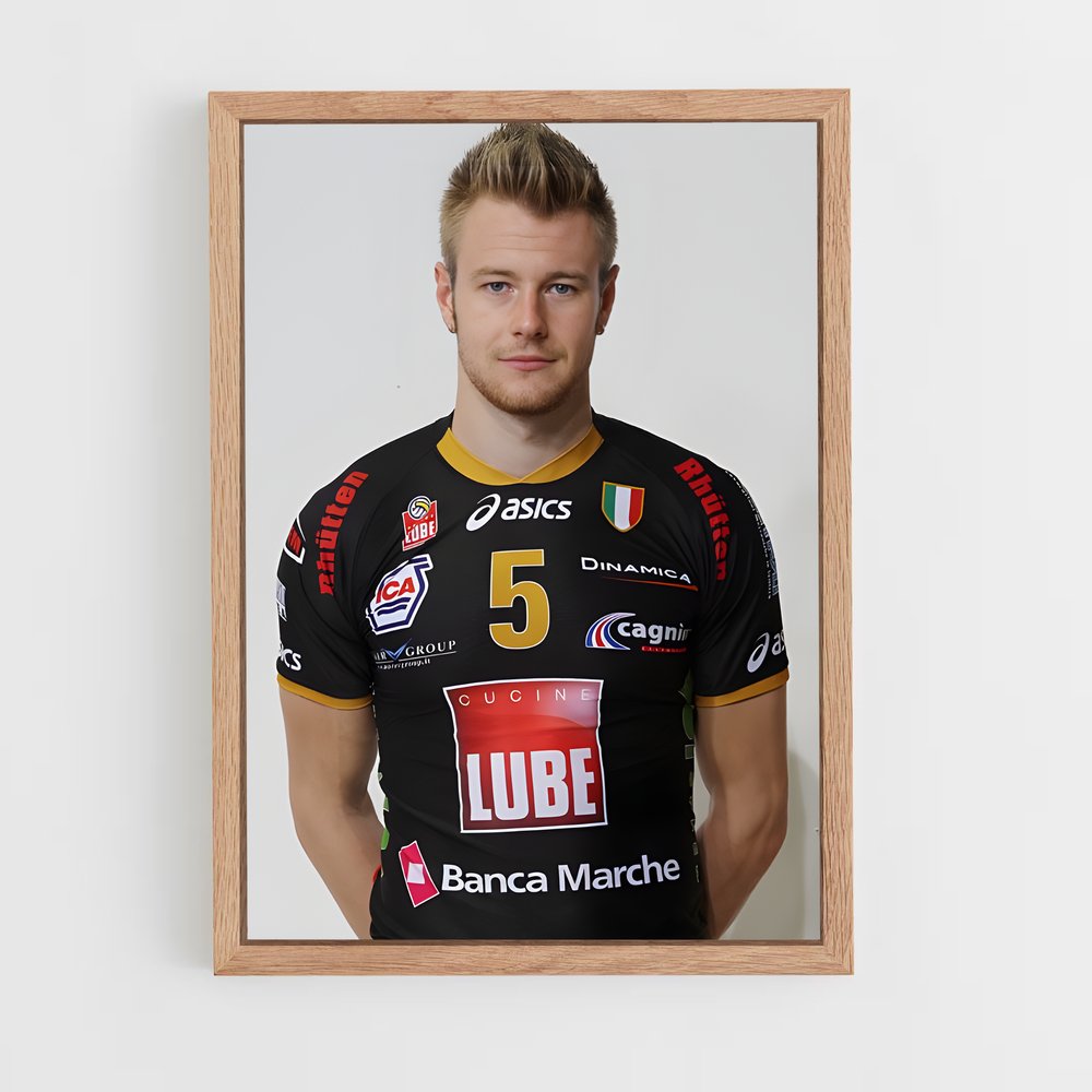 Poster L'Attitude d'Ivan – affiche Volleyball (vue 4)